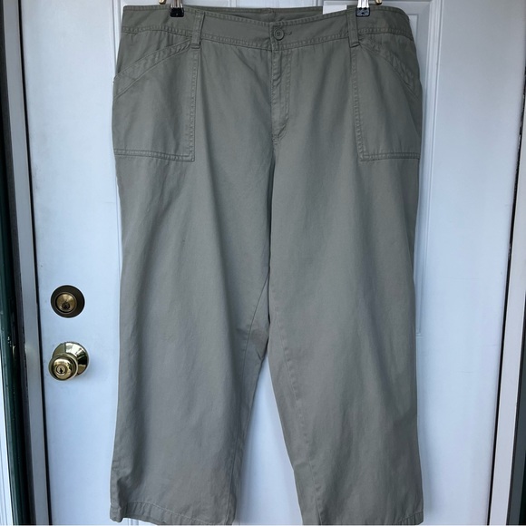 Kim Rogers Pants - •Kim Rogers• NWT Khaki Cotton Pants - Size 20W Petite